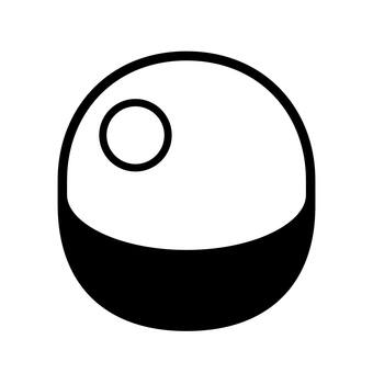 カプセルトイのカプセルのアイコン カプセル,ガチャガチャ,自動販売機,カプセルトイ,自販機,ゲームセンター,景品,娯楽,ガチャ,玩具のイラスト素材