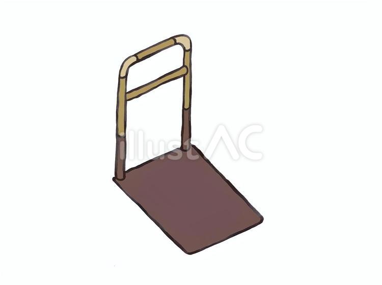 置き型手すり 置き型手すり,福祉用具,手すりのイラスト素材