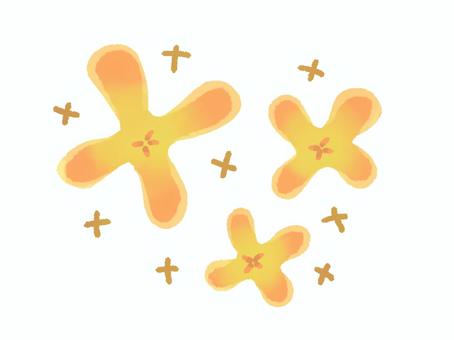 シンプルな金木犀 金木犀,花,秋,水彩風,シンプル,カット,香りのイラスト素材