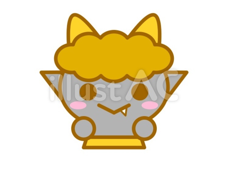 おにくん　黒 鬼,節分,妖怪のイラスト素材