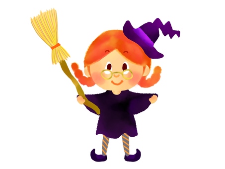 ハロウィン仮装魔女