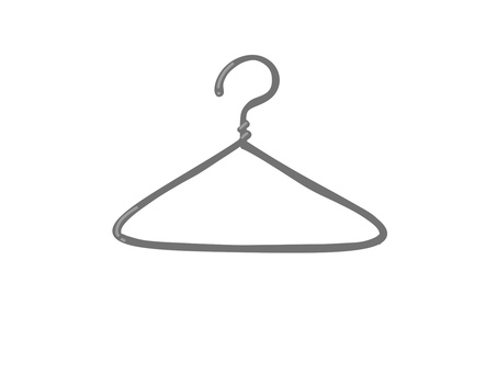 シンプルなハンガー ハンガー,干す,整理整頓,シンプル,挿絵,イラスト,絵,線,アイコン,おしゃれのイラスト素材