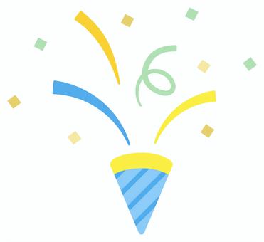 パーティーグッズのクラッカー02 クラッカー,クリスマス,パーティークラッカー,正月,あしらい,お正月,新年,歳末,大売出し,福引のイラスト素材