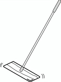 床掃除シート　 床掃除,シート,フローリング,フロア,道具,拭く,シンプル,線画のイラスト素材