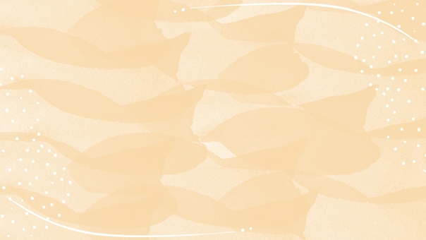 水彩背景／筆描きアーチとドット・オレンジ 水彩,背景,優しい,淡い,和柄,にじみ,おしゃれ,横長,壁紙,ふんわりのイラスト素材