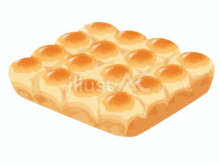 ちぎりパン ちぎりパン,パン,料理のイラスト素材