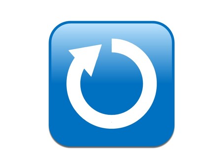 ■再起動ボタン　あお 再起動ボタン,あお,強制的,安定,長押し,パソコン,スマホのイラスト素材