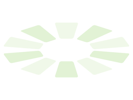 淡い緑の放射状・光のテクノロジー背景