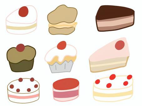 ケーキのイラスト