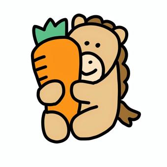 ウマとにんじん