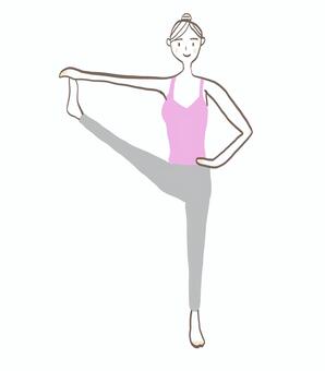 Yoga woman 09, yoga, female, sports, JPG, PNG and AI