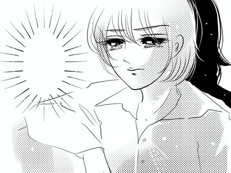 Shojo manga twink worries, , JPG and PNG