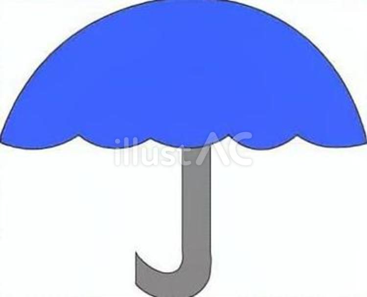 【天気】傘　雨　梅雨　 夏,梅雨,雨のイラスト素材