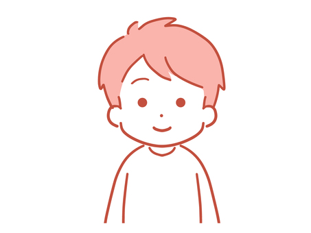 笑顔で正面を向いている若い男性 男性,笑顔,男,人物,人,若い,20代,30代,大人,アイコンのイラスト素材