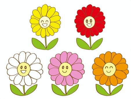 Flower (Smile 1), , JPG, PNG and AI