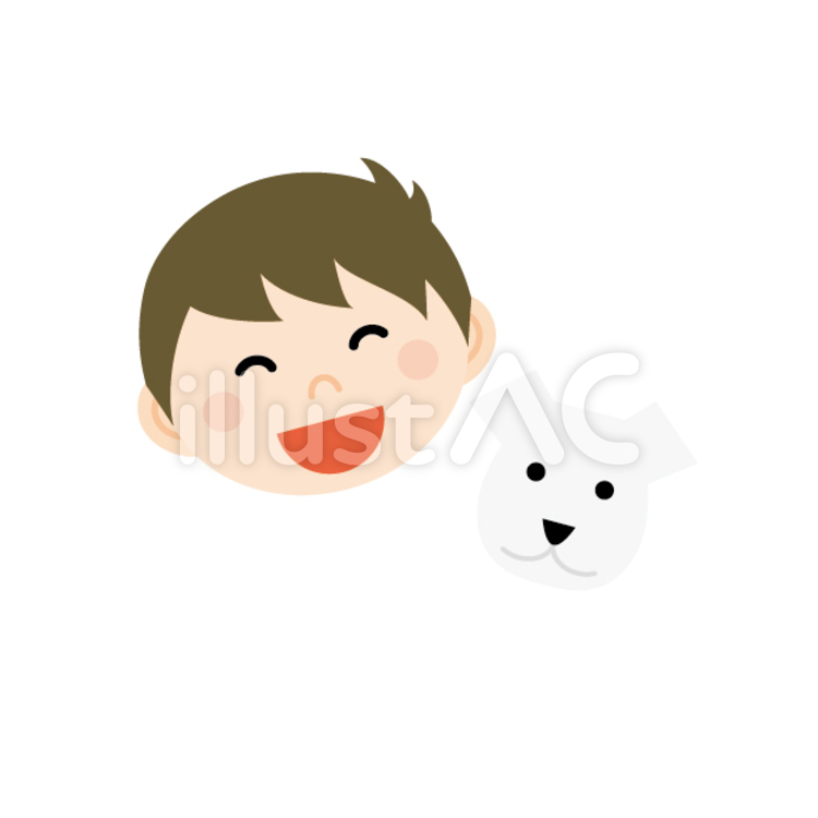 犬と男の子 犬,男の子,ペットのイラスト素材