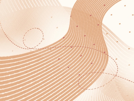 流線のリズム-ブラウン01 ブラウン,ベージュ,セピア色,流線,抽象,背景,曲線,グラデーション,光,明るいのイラスト素材