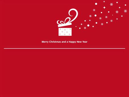 Christmas background material with copy space _ red, christmas, present, gift, JPG, PNG and EPS