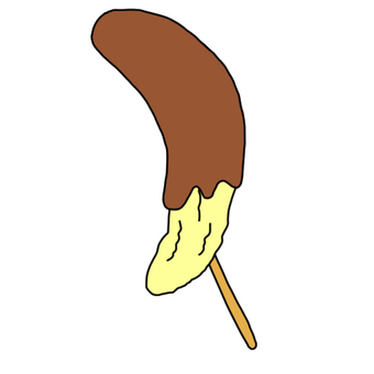 Chocolate banana, , JPG and PNG