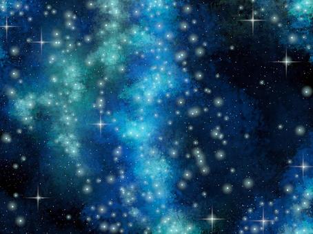 Starry sky background 4 (blue series), , JPG