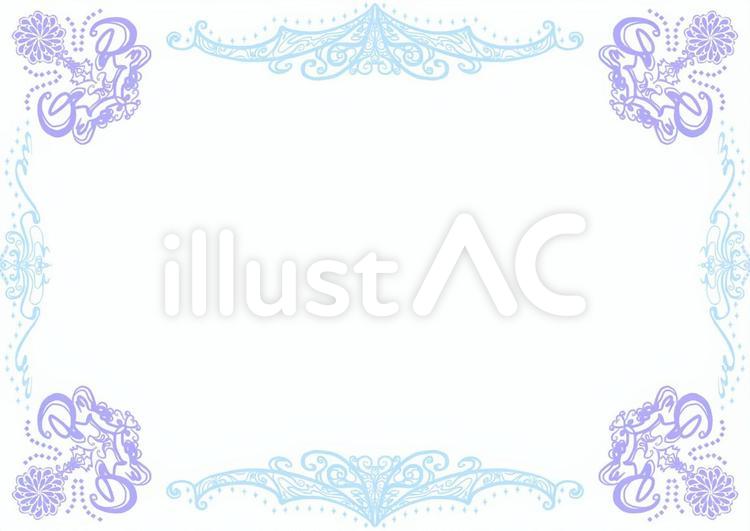 飾り枠 飾り枠,枠,フレームのイラスト素材
