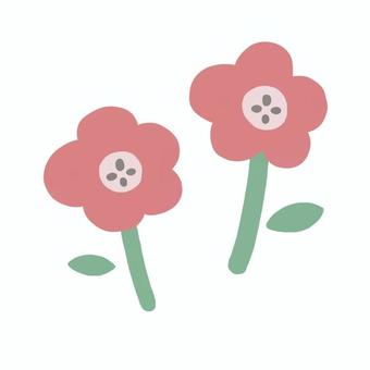 ピンクの花
