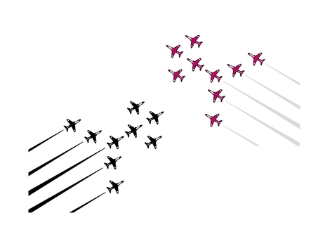 Illustration, авиасалон, установить, воздушный фестиваль, 