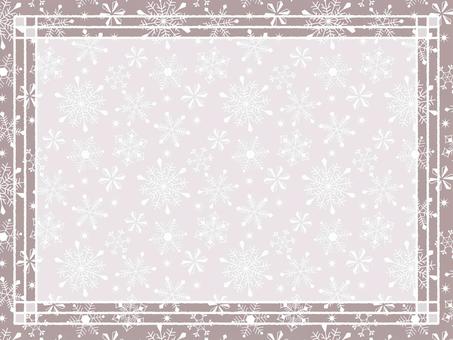 雪の結晶フレーム26