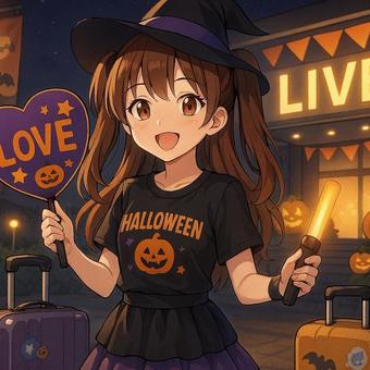 仮装でライブ参戦する推し活女子