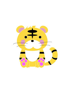 寅のイラスト 寅のイラスト 寅,虎,トラのイラスト素材
