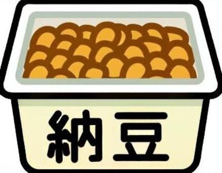 納豆です。 納豆,パック,シンプル,食べ物,容器,発酵,食品,大豆,和食,日本食のイラスト素材
