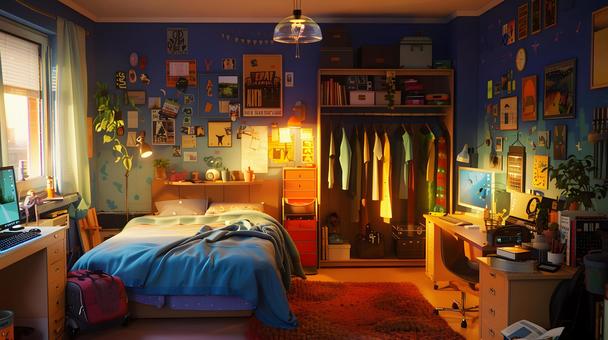 10代の子供の部屋 106 AI画像 10代の子供の部屋 106 AI画像 10代,子供,部屋のイラスト素材
