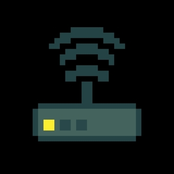 無線アクセスポイント　ドット絵 ドット絵,ピクセルアート,ドット,wi-fi,無線,ssid,2.4ghz,5ghz,アクセスポイント,ネットワークのイラスト素材