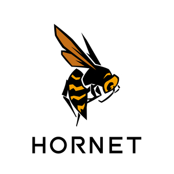 ホーネットロゴマーク-10 ホーネット,スズメバチ,生き物,毒,虫,羽,針,ロゴ,マーク,シンボルのイラスト素材