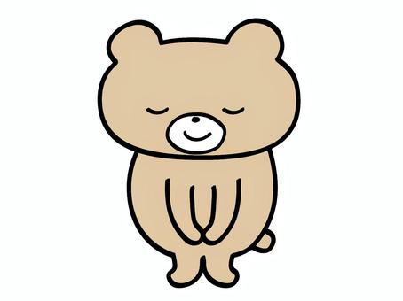 Illustration, bear, bow, animal, 