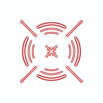 サイバー照準 ターゲット,狙撃,丸,照準,スナイパー,ロックオン,素材,射撃,銃撃,銃のイラスト素材