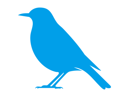 シルエット【鳥_1】