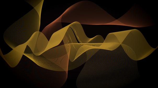 黒背景とラインウェーブ ラインウェーブ,曲線,流線,波,揺らぎ,黒背景,壁紙,背景,抽象的,不思議のイラスト素材