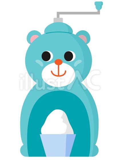 クマ型の家庭用かき氷機