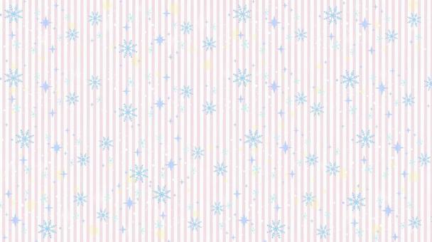 淡いストライプと雪の結晶の冬背景 冬,雪の結晶,ストライプ,背景,淡色,パステル,かわいい,キラキラ,クリスマス,冬背景のイラスト素材