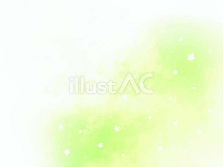 透けるグリーンと星たちの背景 背景,壁紙,グリーンのイラスト素材
