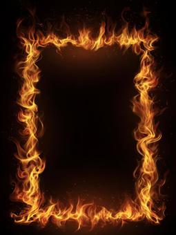 Fire Frame #4, fire, frame, menu, JPG and PNG