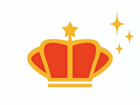 シンプルな王冠のイラスト 王冠,冠,クラウン,金,上位,権威,クイーン,王,勲章,ランキングのイラスト素材