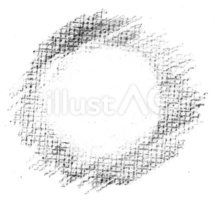 丸 手書きのラフスケッチ,ラフスケッチ,曇のイラスト素材