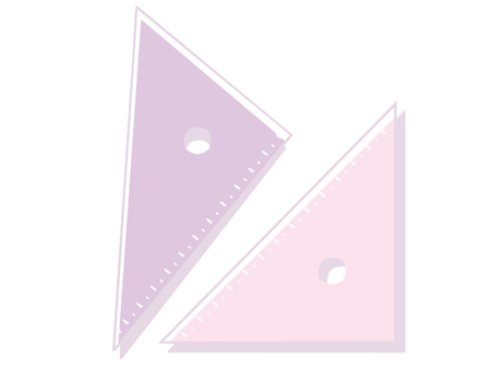 三角定規 主線なし 三角定規,目盛,算数,数学,文具,主線なし,イラスト素材,広告,チラシ,cmのイラスト素材