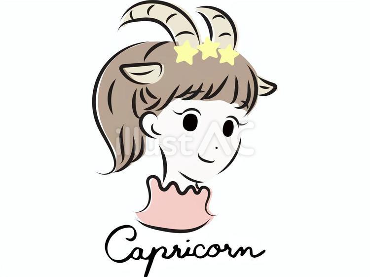 星占い・山羊座 星占い,星座,占星術のイラスト素材