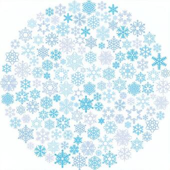 Illustration, snow, crystal, crystal of snow, 