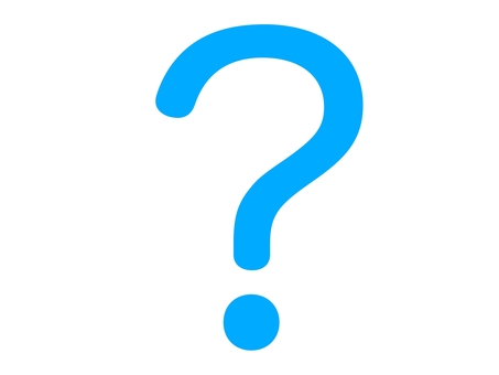 クエスチョンマーク　青 はてな,はてなマーク,クエスチョンマーク,疑問,疑問符,記号,シンボル,アイコン,質問,謎のイラスト素材