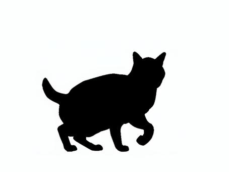 猫。。 猫。。 猫,シルエット,動物,背景透過,黒猫,イラスト,素材,透過png,アイコン,ペットのイラスト素材