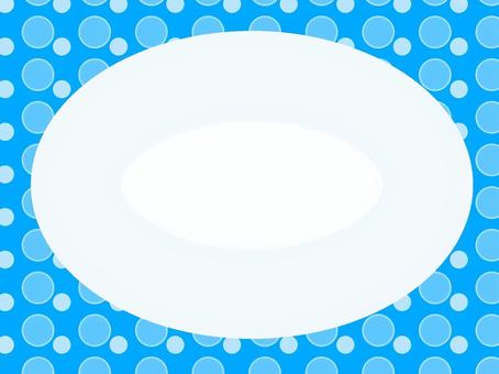 青色の水玉の背景